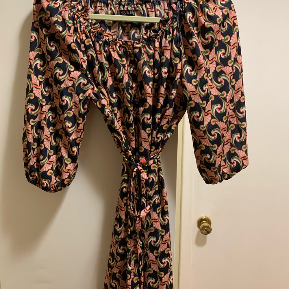 Paisley patterned dress